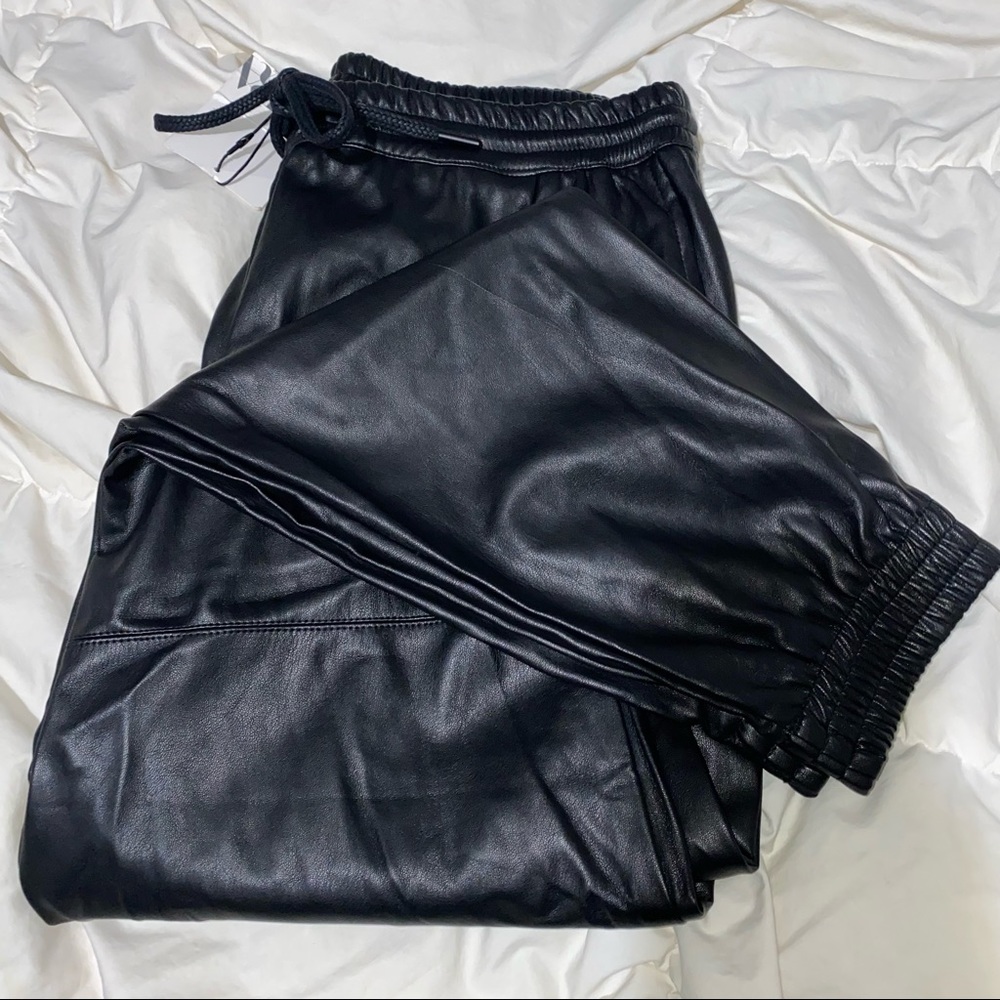 ZARA leather pants
